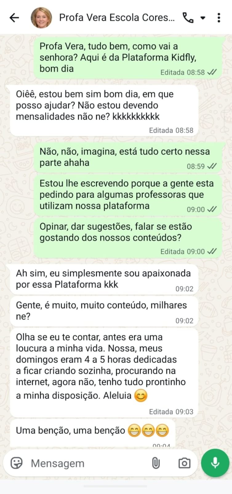 Depoimento Profa. Vera